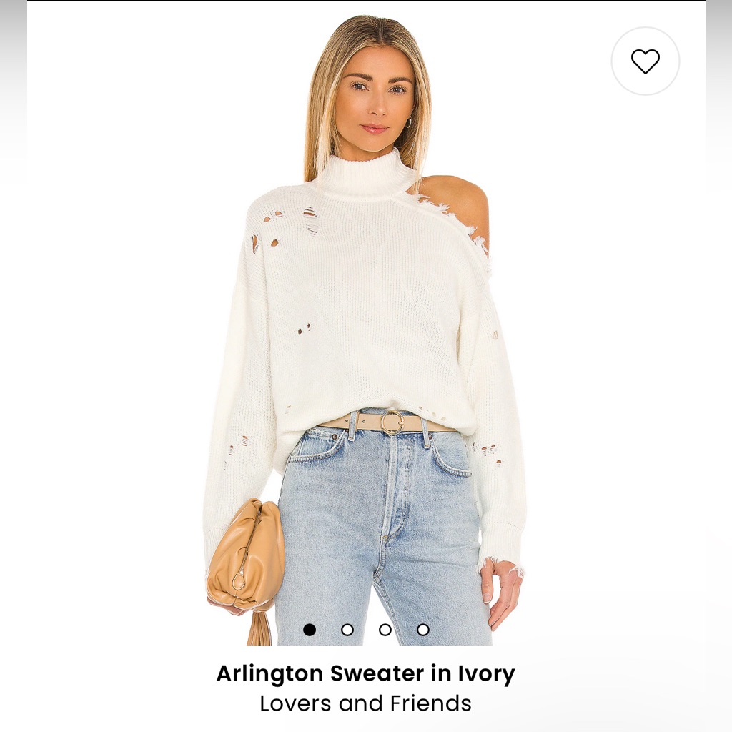 Arlington Sweater In Ivory Lovers And Friends